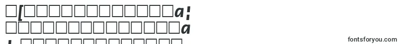 Czcionka FiestaBold – bengalskie czcionki